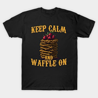 Waffle Maniac Breakfast Desert T-Shirt